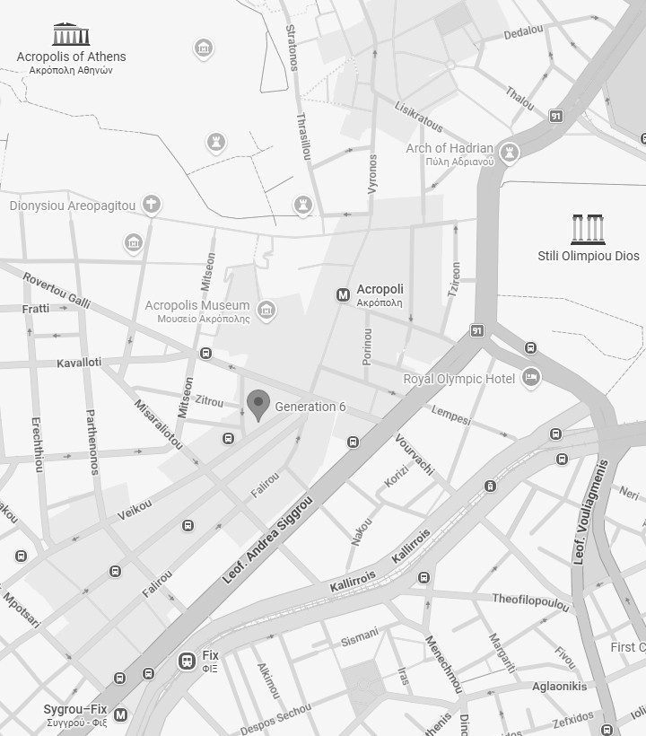 Distances - Generation 6 Apartments - Athens